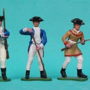 SOLD Swoppet AWI Infantry - 3-Figures with Scout