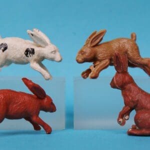 SOLD Cherilea 60mm Farm Rabbits - WHITE Variant!