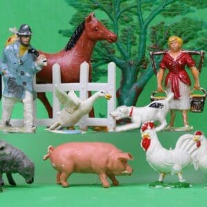 SOLD Cherilea Transitional Plastic Farm Animals & Figures