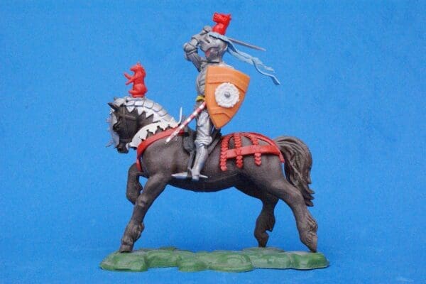 SOLD Swoppet C15th Mounted Knight Attacking