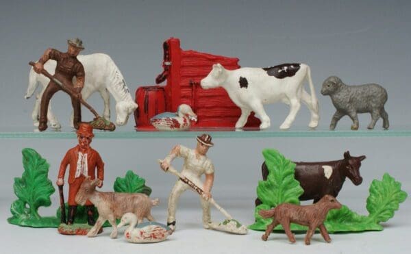 SOLD Speedwell Farm Yard Models Farmer Labourers etc - some RARE