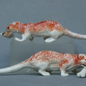 SOLD Hilco Pair of Zoo Otters (Fish in Mouth)