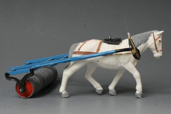 SOLD Britains Farm Roller with PLASTIC Horse