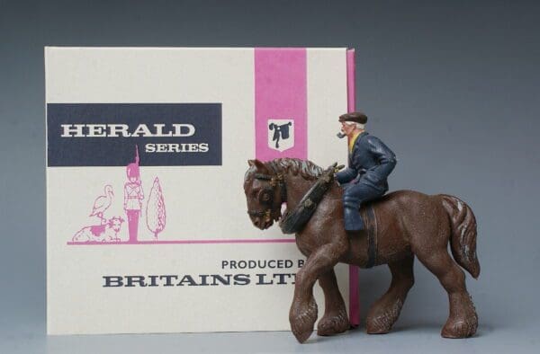 Britains Draught Horse & Rider - REPRO Box