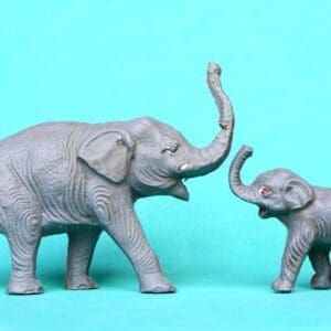 SOLD Charbens Elephant & Cherilea Baby Elephant