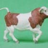 Britains Polythene Plastic Bull - Later CARAMEL Markings