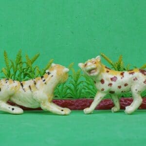 SOLD Cherilea Zoo Leopard & Crouching Tiger #1