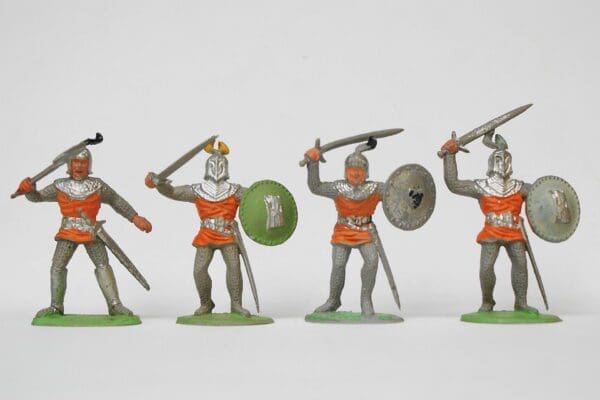 NEW! Timpo Solid Foot Knights - ORANGE Tunics