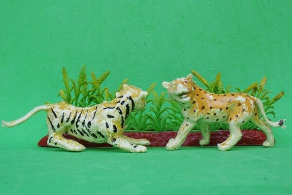 SOLD Cherilea Zoo Leopard & Crouching Tiger #2