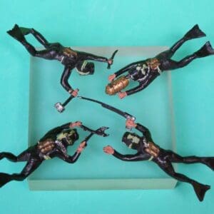 SOLD Lone Star Harvey Series Frogmen - 4 Figures