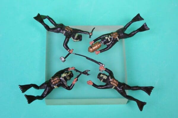 SOLD Lone Star Harvey Series Frogmen - 4 Figures