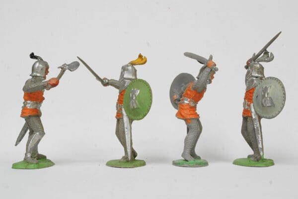 NEW! Timpo Solid Foot Knights - ORANGE Tunics - Image 3