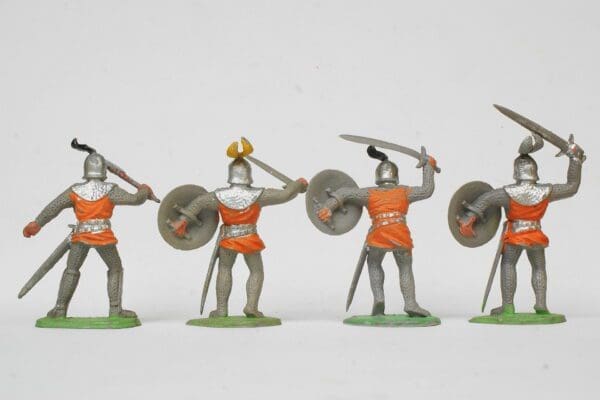 NEW! Timpo Solid Foot Knights - ORANGE Tunics - Image 4