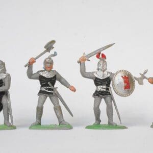 SOLD Timpo Solid Foot Knights - BLACK Tunics