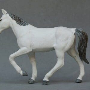 SOLD Britains Farm Hunter Horse - White PVC!
