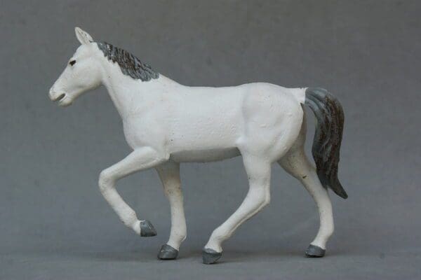 SOLD Britains Farm Hunter Horse - White PVC!
