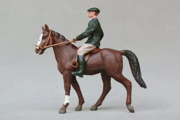 SOLD Britains Male Rider and Horse - Early 1st Issue