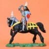 SOLD Swoppet C15th Mounted Knight Attacking #2