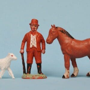 NEW! Speedwell Farmyard Models - Farmer, Dog & Shire Horse