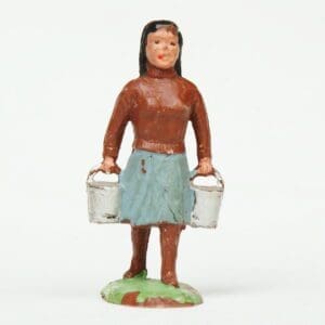 SOLD Speedwell Farmyard Models Milkmaid - Rare CHOCOLATE Variant