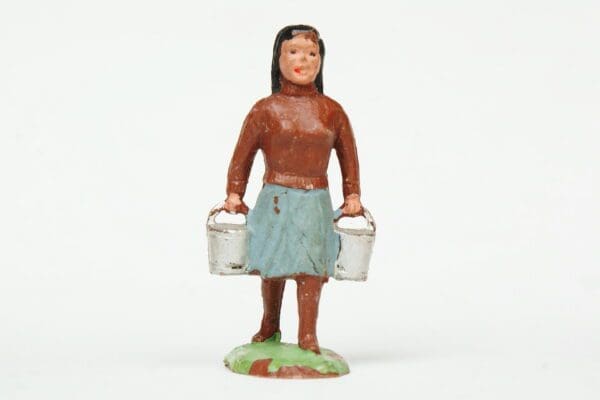 SOLD Speedwell Farmyard Models Milkmaid - Rare CHOCOLATE Variant