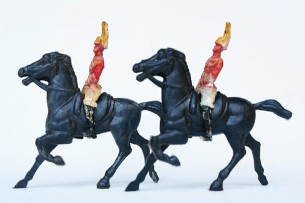 SOLD Airfix Pair of Mounted Life Guards in Ceremonial Dress