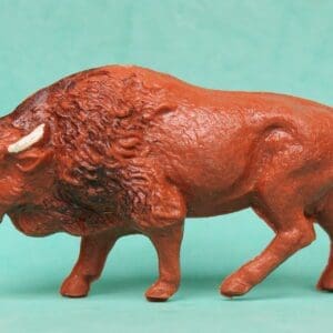 SOLD Charbens Rare Plastic Bison - from Hollowcast Mould