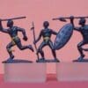 SOLD Charbens Jungle Safari Set African Natives & Lioness - Image 3