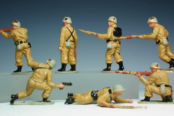 SOLD Timpo West German Army Sand Plastic