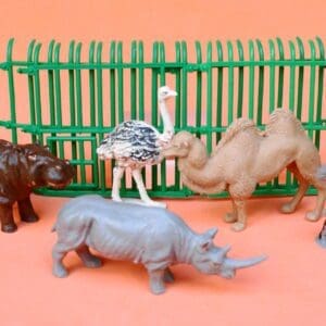 SOLD Timpo Zoo Cages & Animals No.10