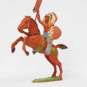 SOLD Speedwell Mounted Indian with Banner - Good Condition!