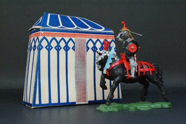 SOLD Swoppet C15th Knight Attacking - Tent Pack