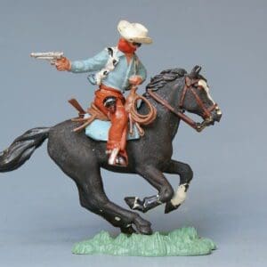 Herald Zang Mounted Cowboy Firing - Superb!