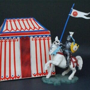 SOLD Swoppet C15th Knight with Standard - Tent Pack
