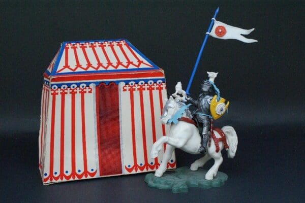 SOLD Swoppet C15th Knight with Standard - Tent Pack