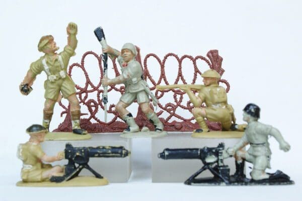 SOLD Charbens British & German Army + RARE Barbed Wire!