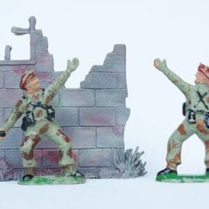 SOLD Charbens British Paras (Camouflage) & Ruined Wall