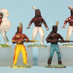 SOLD UNA Smaller Indians - Matching FULL Paint Versions!