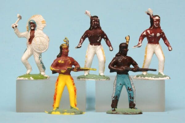 SOLD UNA Smaller Indians - Matching FULL Paint Versions!