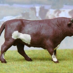 SOLD Herald Brown Bull with Ring in Nose