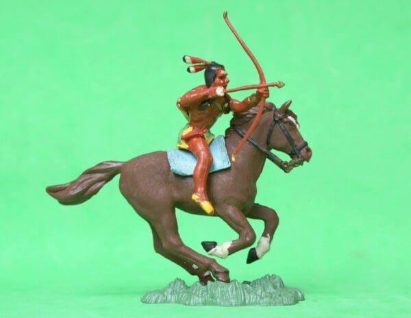 Herald Zang Mounted Indian with Bow - Stunning!