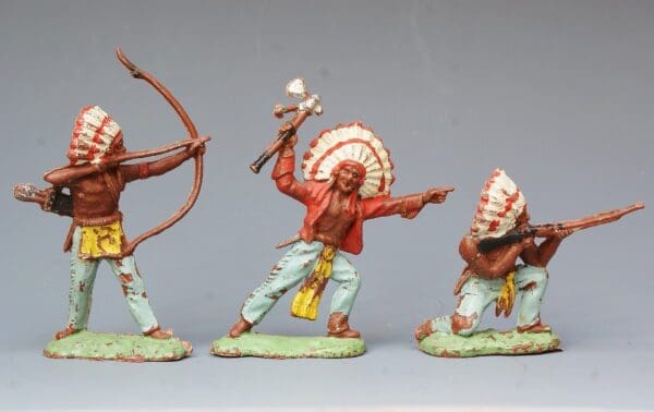 SOLD Trojan Indians (Herald copies) - YELLOW Breech-cloths