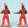 NEW! UNA Smaller Indians - Matching Pair RED Plastic! - Image 2
