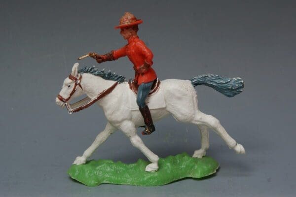 Crescent N.W. Mounted Police Officer - WHITE Horse