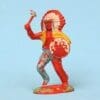 SOLD UNA Smaller Indian Chief with Tomahawk - RED Plastic!
