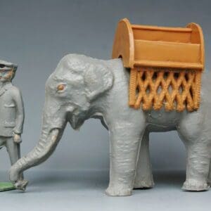 SOLD Taylor & Sons Elephant, Howdah & Keeper