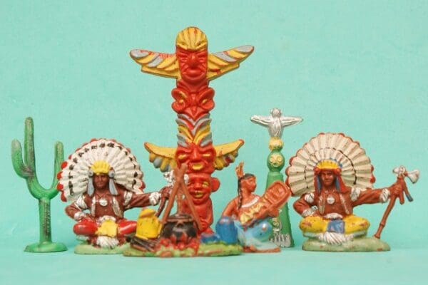 NEW! UNA/VP Wild West Camp-fire Native Indians - Superb!
