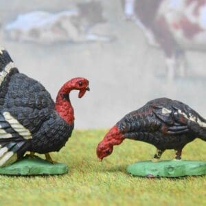 SOLD Herald Turkey Cock & Hen - Great Condition!