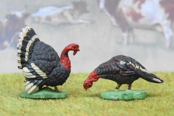 SOLD Herald Turkey Cock & Hen - Great Condition!
