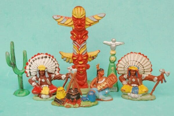 NEW! UNA/VP Wild West Camp-fire Native Indians - Superb! - Image 3
